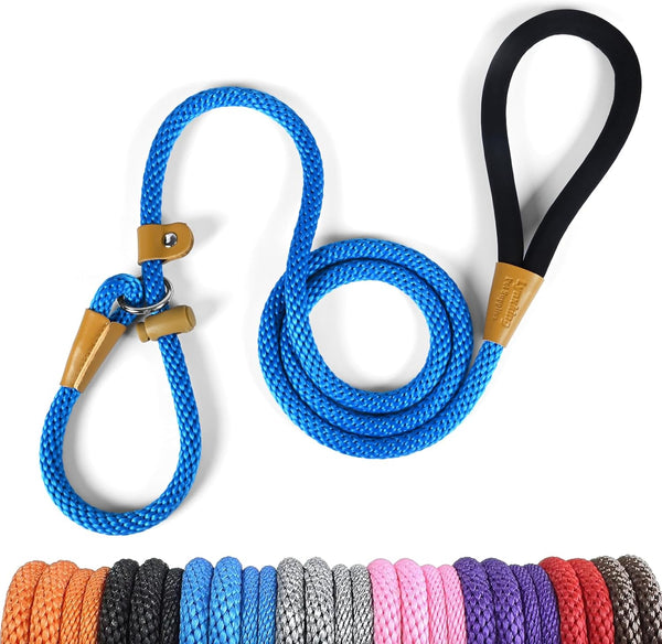 Lynxking Dog Leash Slip Lead 5 6 8 FT Dog Training Leash Strong Heavy Duty Rope No Pull Training Lead Leashes for Dogs10