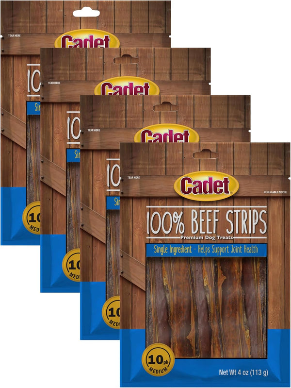 Cadet 100% Real Beef Strips Dog Treats, 8 Oz | Single Ingredient Beef Esophagus Dog Jerky, Healthy High Protein Dog Bones, Rawhide Alternative, for Small & Large Dogs16