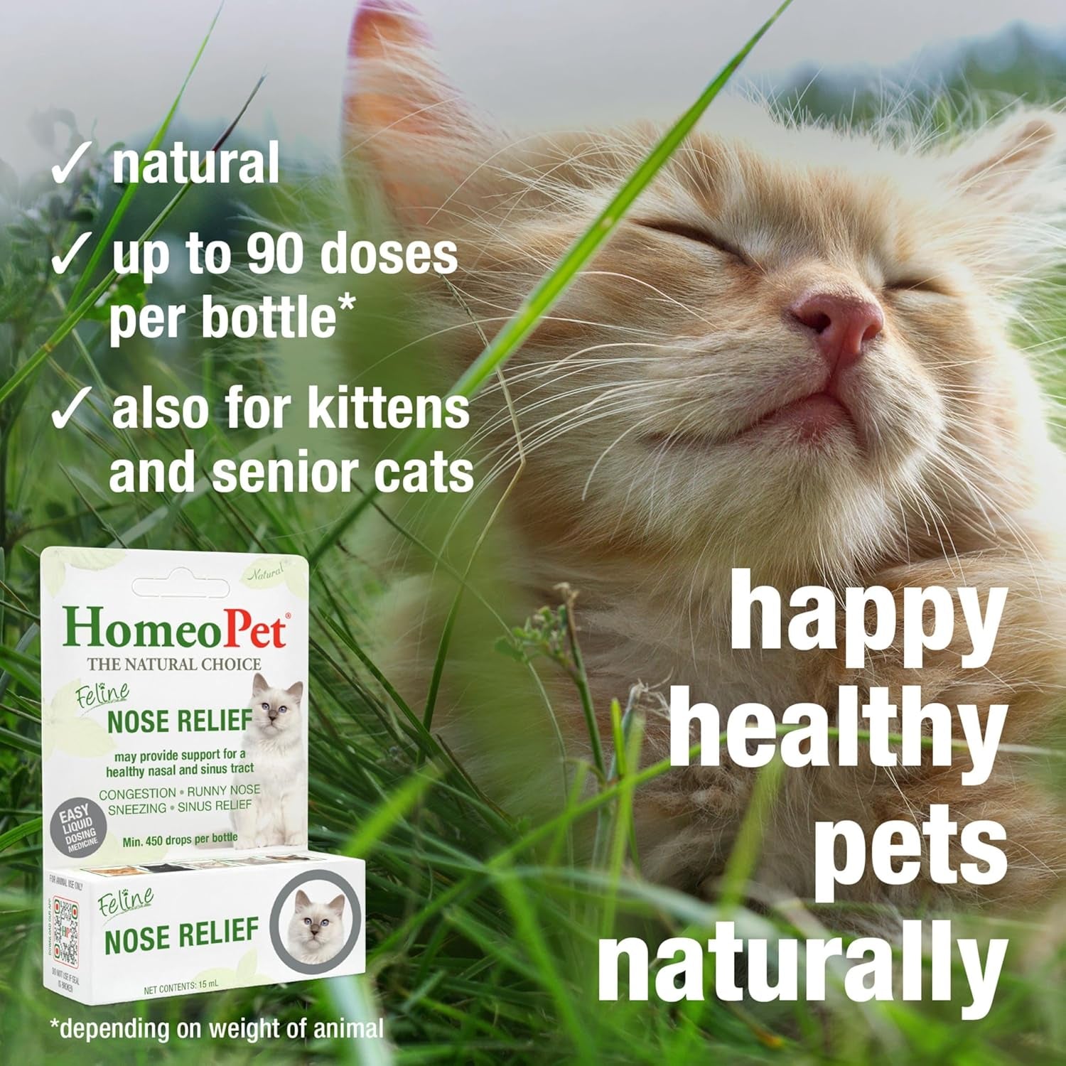 homeopet-feline-nose-relief-nasal-supplement-for-cats-15-milliliters-natural-nasal-and-sinus-support-for-cats-safe-and-gentle-homeopathic-formula-liquid-drops-suitable-for-daily-use