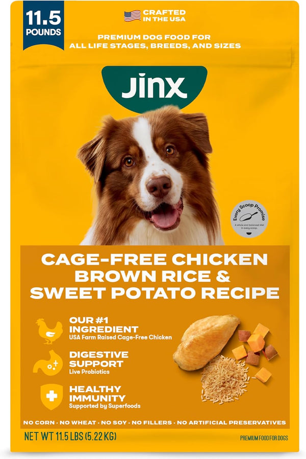 Jinx Dry Dog Food - Real Salmon, Brown Rice & Sweet Potato, 4Lb | Premium Kibble for Digestive Support & Healthy Immunity - No Fillers, All Lifestages (Puppy, Adult & Senior), Breeds & Sizes22