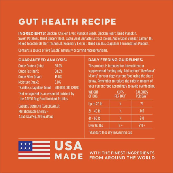 Instinct Freeze Dried Mixers, Dog Food Toppers, Gut Health, 5.5 Oz. Bag7