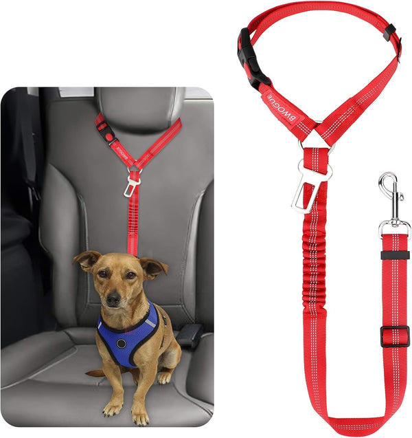 Adjustable Pet Seat Belt Restraint for Dogs and Cats - Vehicle Headrest Safety Harness (1 Pack)24
