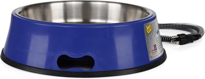 Farm Innovators Heated Pet Water Bowl, 60W Heated Water Dish - 1.5 Gallon Plastic Watering Station with Anti-Chew Cord Protector for Dogs & Cats10