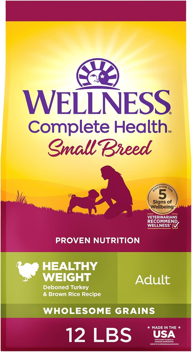 wellness-complete-health-small-breed-adult-dry-dog-food-wholesome-grain-kibble-natural-turkey-and-oatmeal-recipe-4-lb-bag