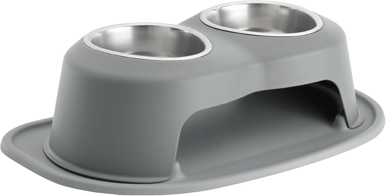 weathertech-double-high-pet-feeding-system-elevated-dog-cat-bowls-8-inch-high-dark-grey-dhc3208dgdg