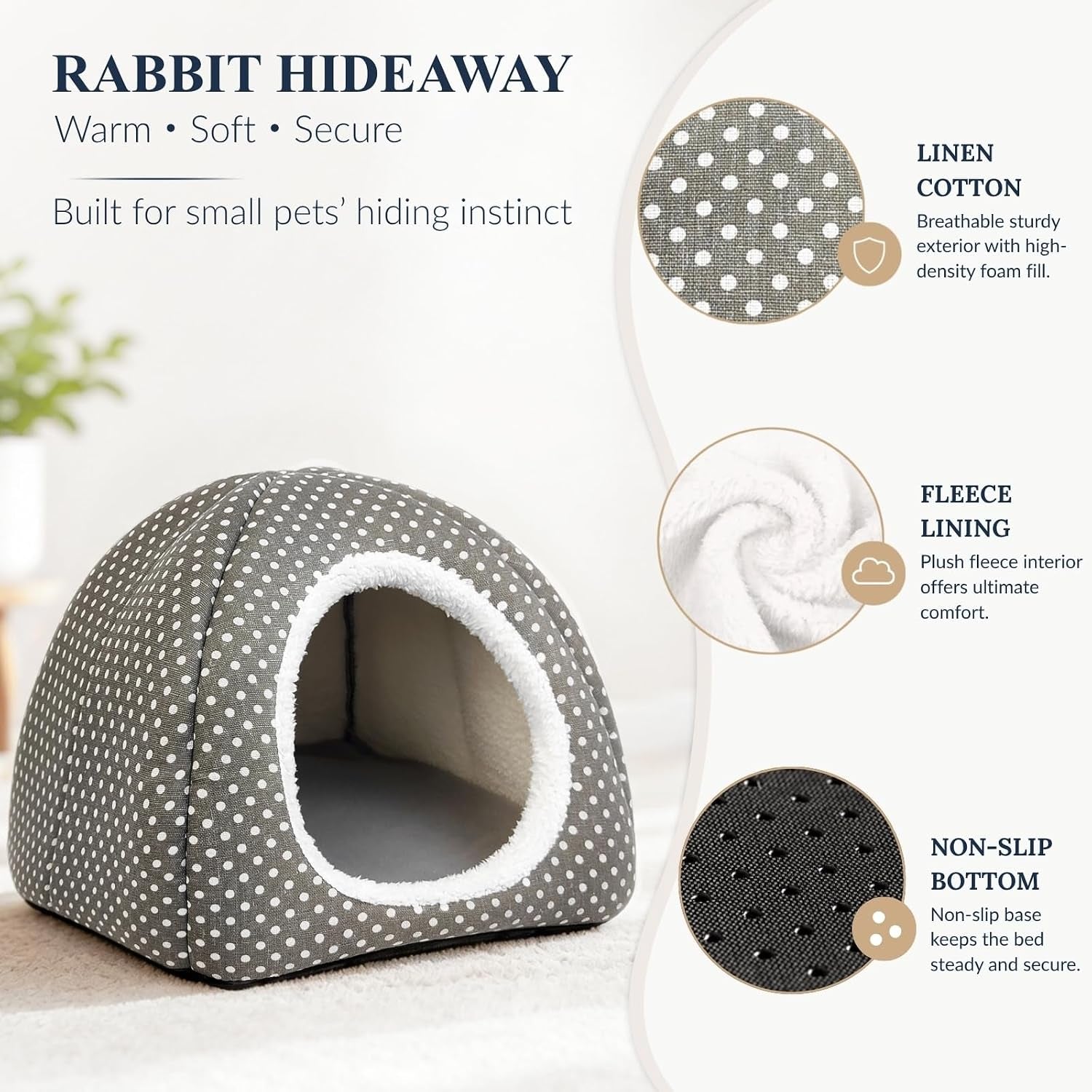 rabbit-hideout-large-bunny-bed-washable-rabbit-house-fleece-hiding-hut-for-indoor-bunnies-guinea-pigs-small-animal-hideaway