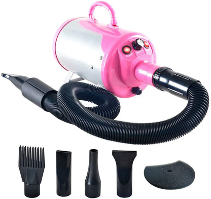 SHELANDY Groomer Partner Pet Hair Force Dryer Dog Grooming Blower with Heater (Blue)9