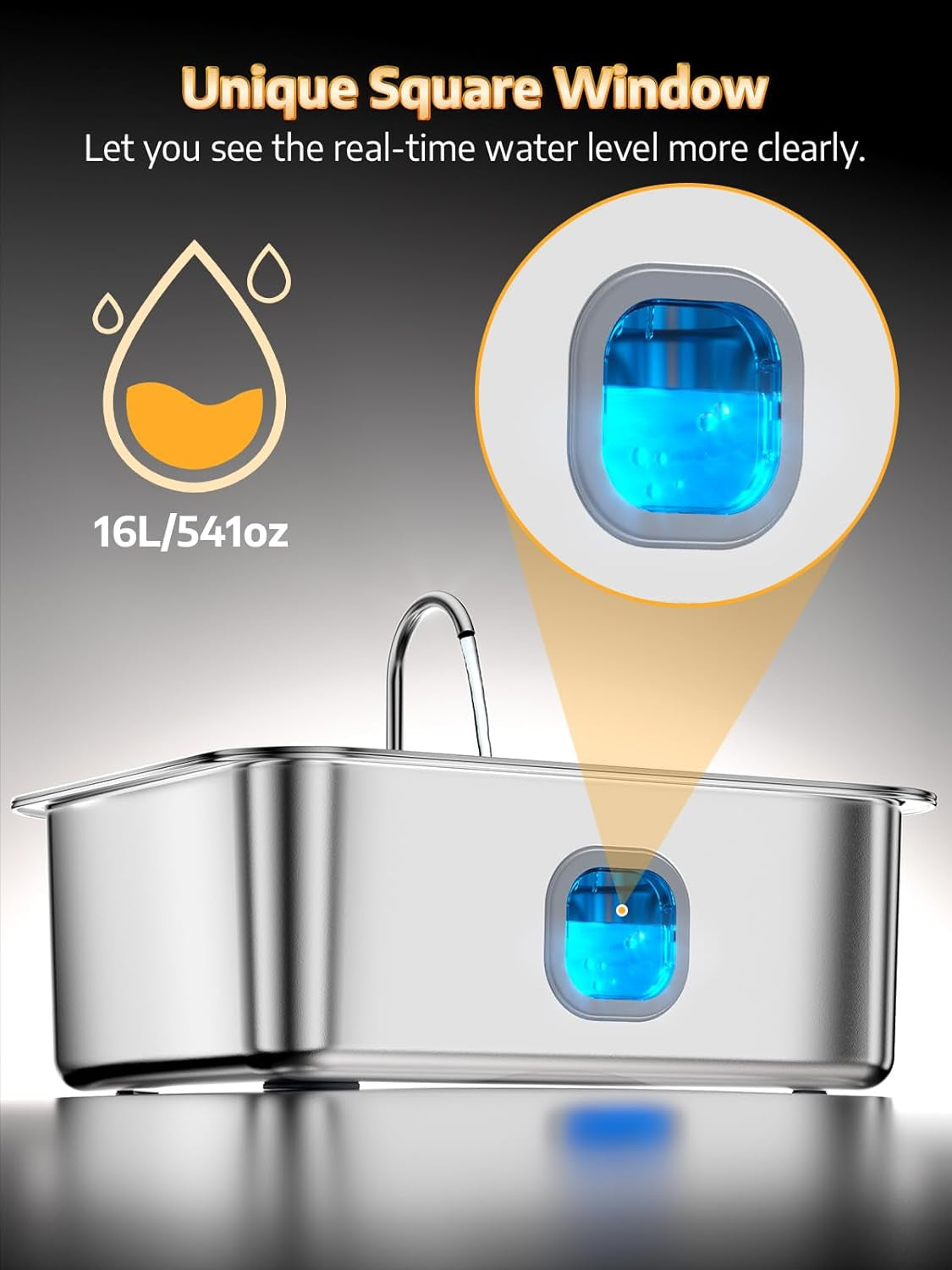 4-2gal-dog-water-fountain-for-large-dogs-16l-stainless-steel-large-dog-fountain-water-bowl-with-deeper-wider-drinking-tray-automatic-pet-water-dispenser-with-visible-window-for-multi-pets-families
