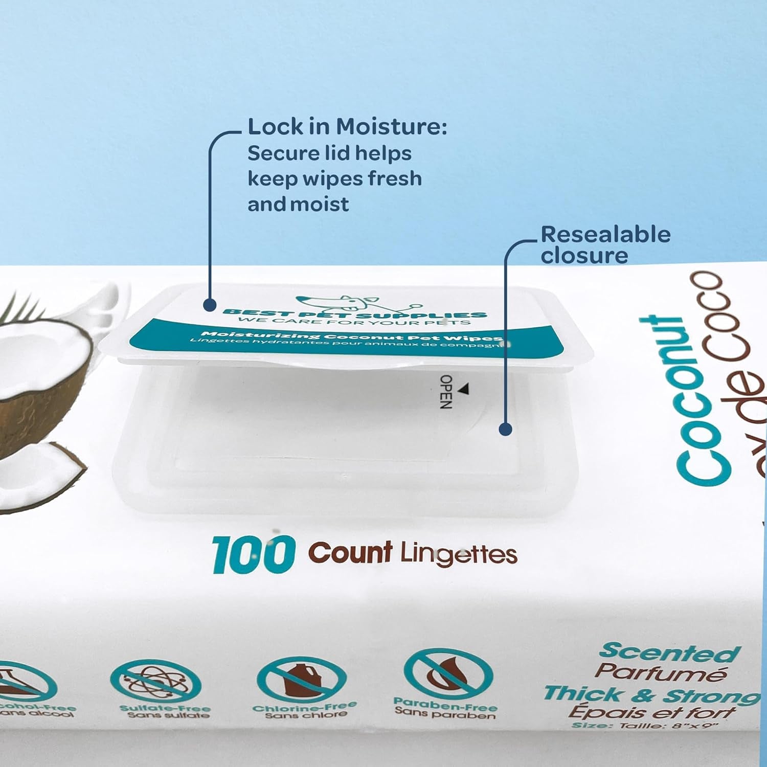 best-pet-supplies-cleaning-dog-wipes-moisturizing-coconut-100-count-coconut-scented-large-8x9-pet-wipes-vitamin-e-puppy-cat-safe-gentle-grooming-resealable-pouch-prevents-drying