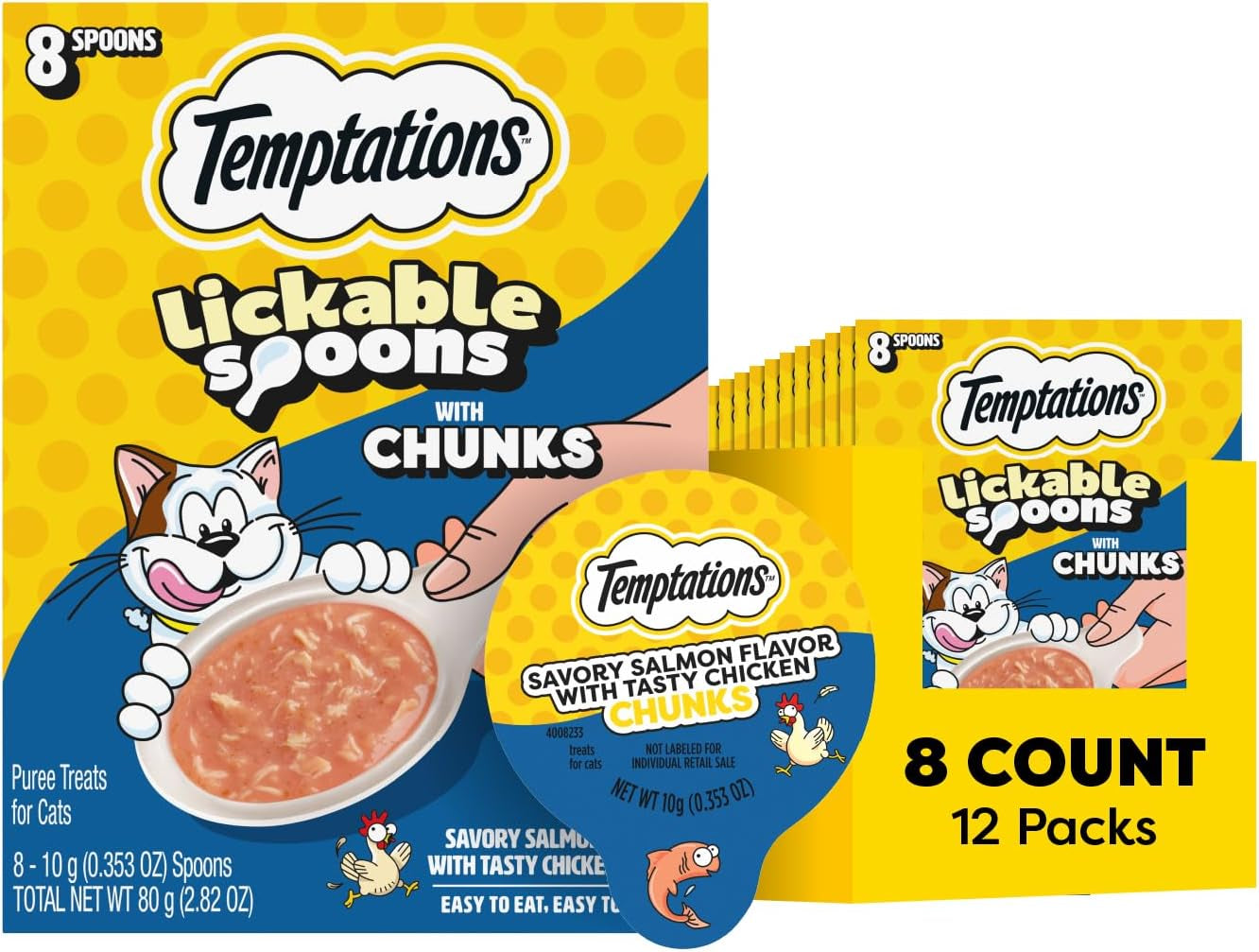 temptations-lickable-spoons-wet-cat-treats-chicken-with-tuna-4-ct-12pk-48-spoons-total-mess-free-creamy-puree-dual-flavor-per-spoon-hand-feed-or-use-as-food-topper-real-chicken-tuna