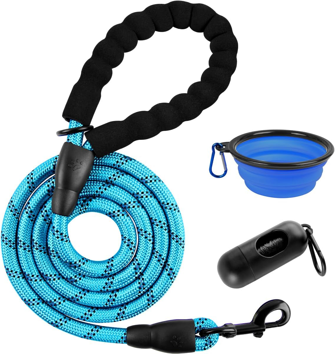 barkbay-dog-leashes-for-large-dogs-heavy-duty-dog-leash-4-5-6-ft-with-comfortable-padded-handle-and-highly-reflective-threads-for-medium-large-dogs-walking-training-running-5ft-1-2-pink