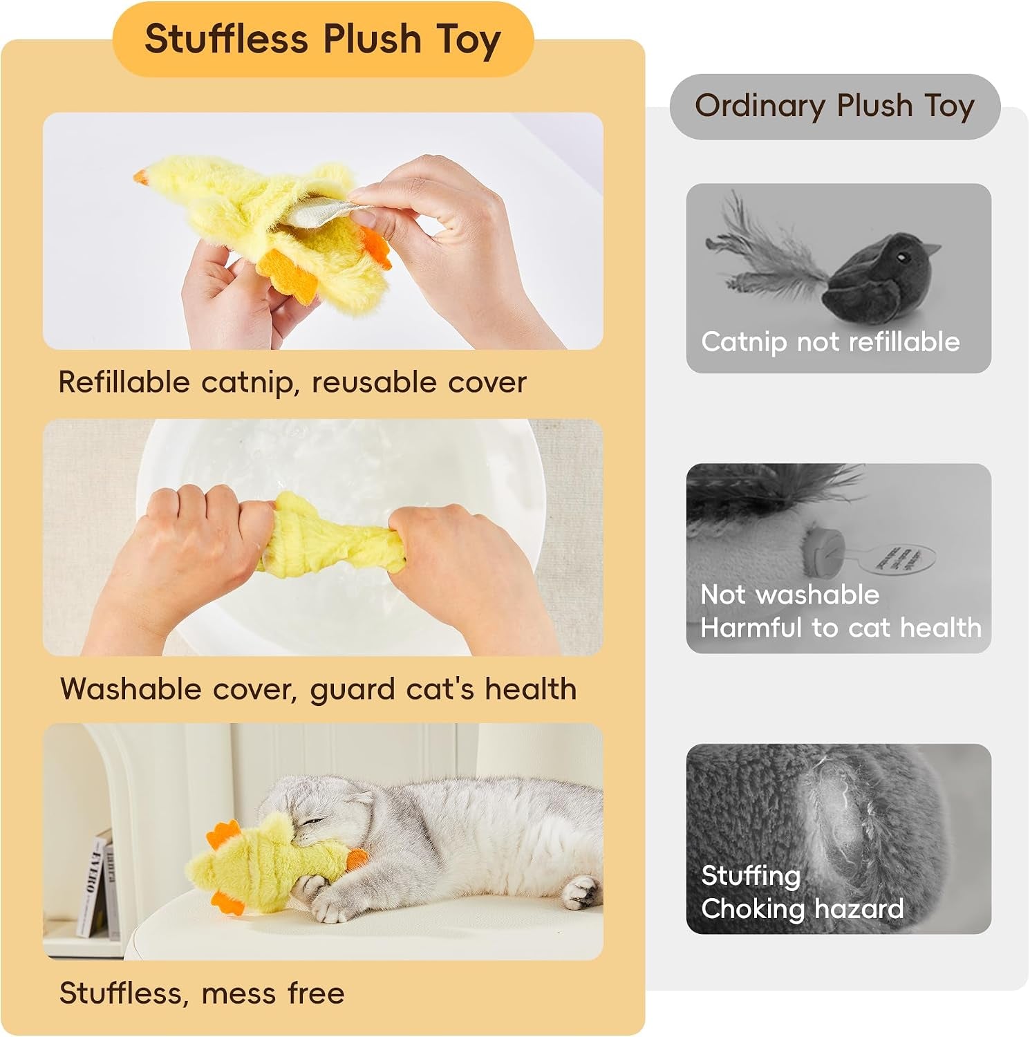 potaroma-cat-toys-catnip-crinkly-sound-2-pcs-mess-free-stuffless-kitten-toy-durable-feline-bite-interactive-kicker-toys-for-cat-indoor-exercise-6-5-inches-durable-feline-bite-interactive-kitten-kicker-toys-cat-indoor-exercise-6-5-inches