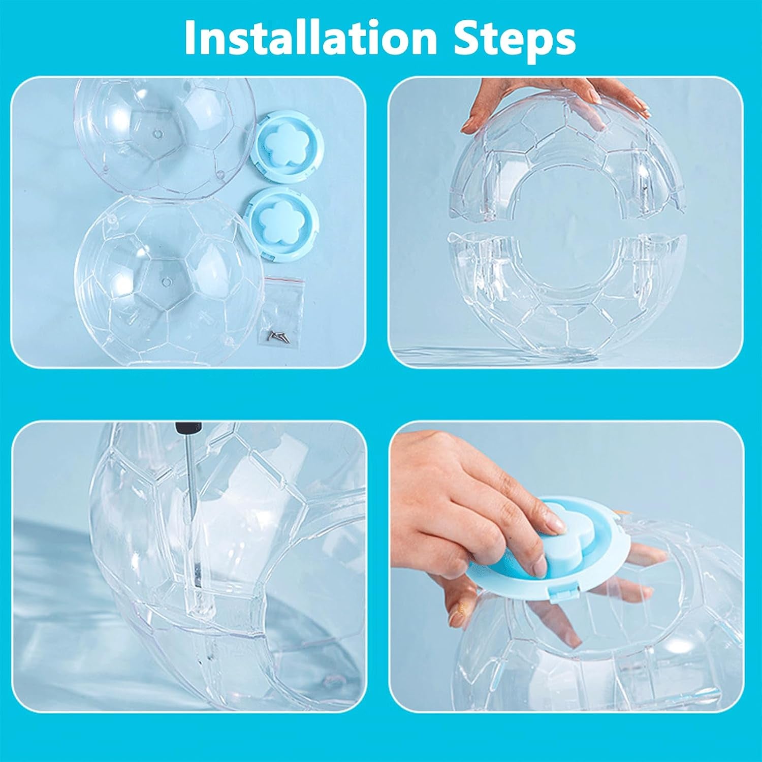 football-design-dwarf-hamster-ball-5-1-inch-5-1in-ideal-small-hamster-ball-for-mice-breathable-football-design-ensures-safe-fun-exercise-and-prevents-boredom