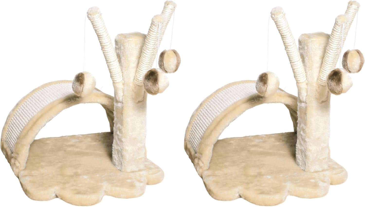 trixie-mica-18-in-cat-tree-for-kittens-indoor-jute-scratching-post-cat-furniture-padded-platform-dangling-toy-greige