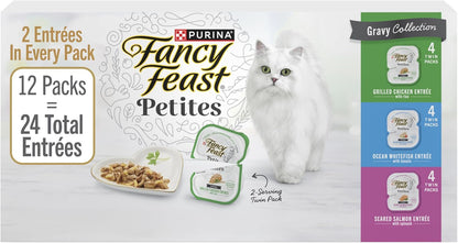 Purina Fancy Feast Gravy Lovers, Poultry & Beef Wet Cat Food, 3Oz, 24-Pack17