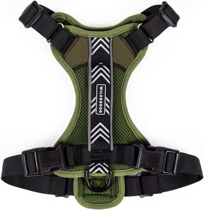 Wilderdog Lightweight Dog Harness with Reflective Straps - Medium - Huckleberry11