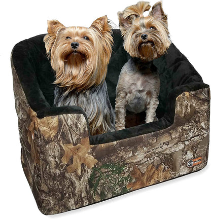 K&H Pet Products Bucket Booster Dog Car Seat, Sturdy Cat or Dog Booster Seats - Large Realtree Edge1