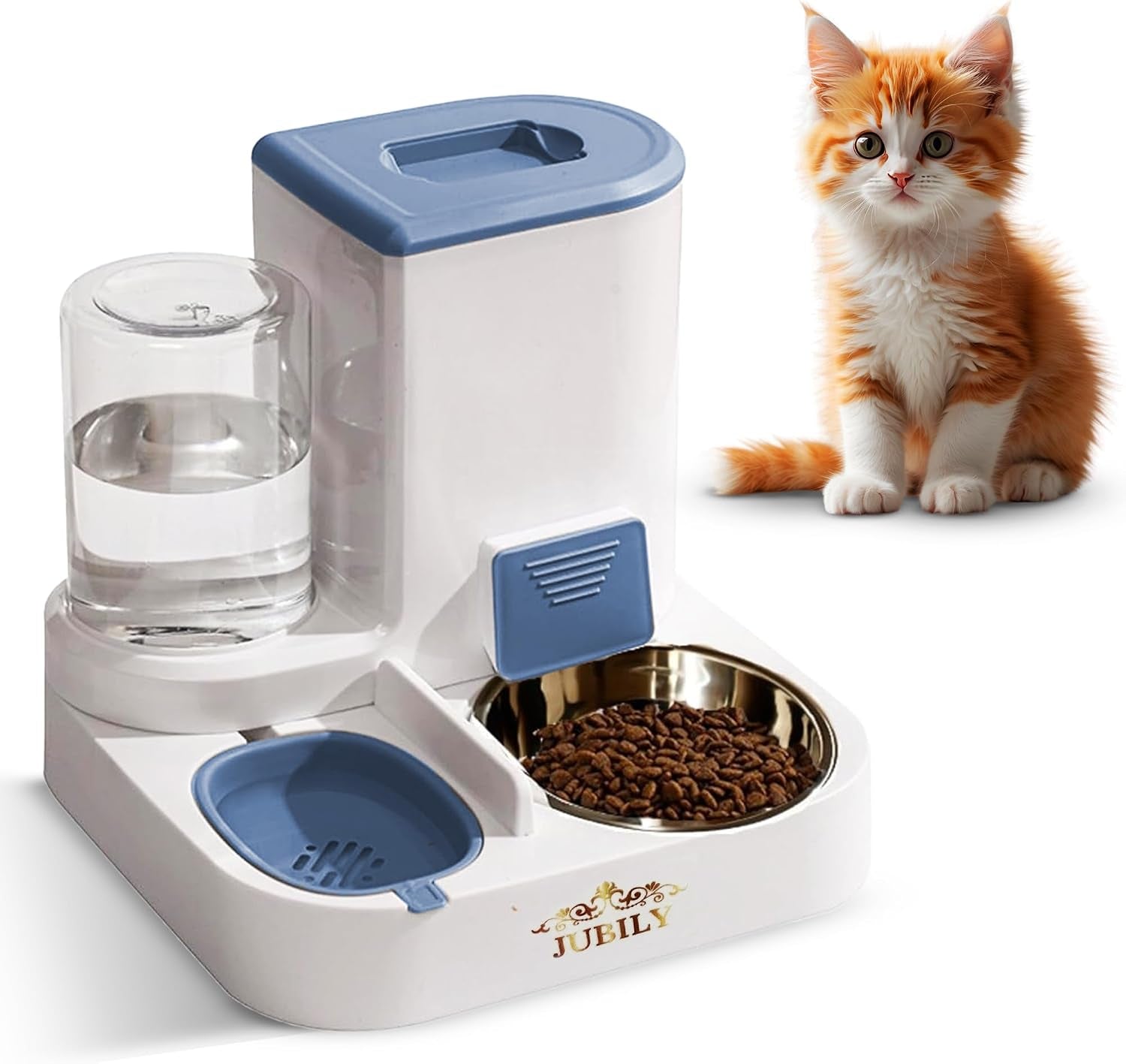 automatic-cat-feeder-water-dispenser-gravity-cat-feeding-station-with-stainless-steel-bowl-2-2l-food-1l-water-capacity-automatic-pet-feeder-for-cats-small-dogs-blue