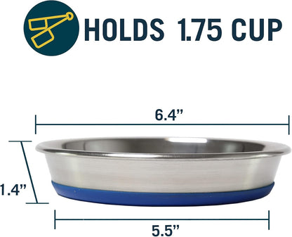 Ourpets Premium Durapet Cat Dish 16Oz | Durable Easy Clean Design, Holds Dry Meals for Felines or Pups, Sturdy Base Resists Tipping and Sliding around at Mealtime3