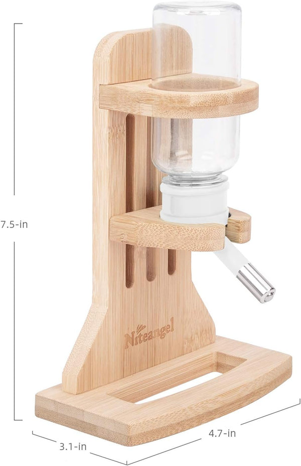 Niteangel Hamster Water Bottle with Stand: 4Oz/120Ml Capacity & Leak-Proof | Adjustable Height - Far Away Cage Mess & Wet Bedding Water Dispenser for Syrian Dwarf Hamster Gerbils Mice Rat or Small Pets7