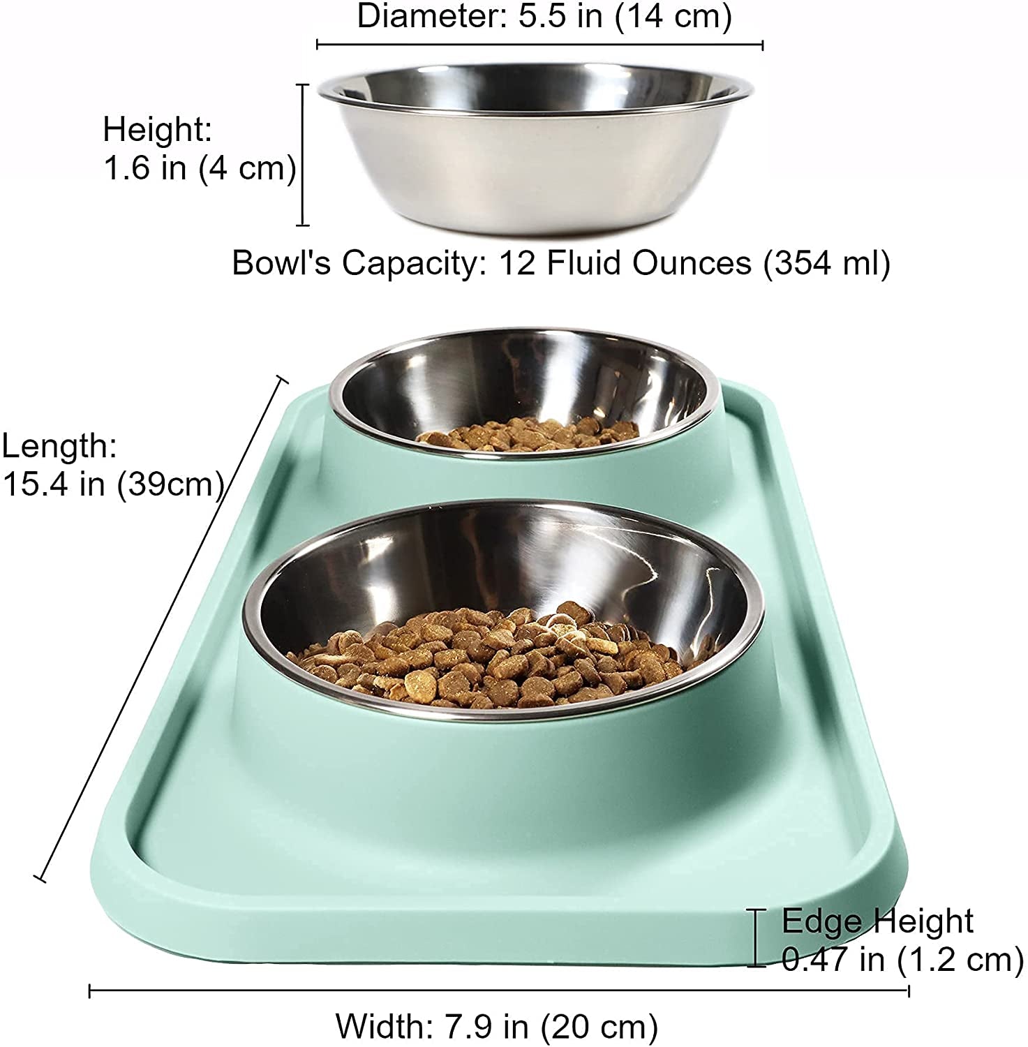 l-d-dog-cat-food-bowls-cat-bowls-non-skid-and-non-spill-silicone-pads-with-pp-stand-removable-stainless-steel-food-and-water-dishes-for-cats-small-size-dogs
