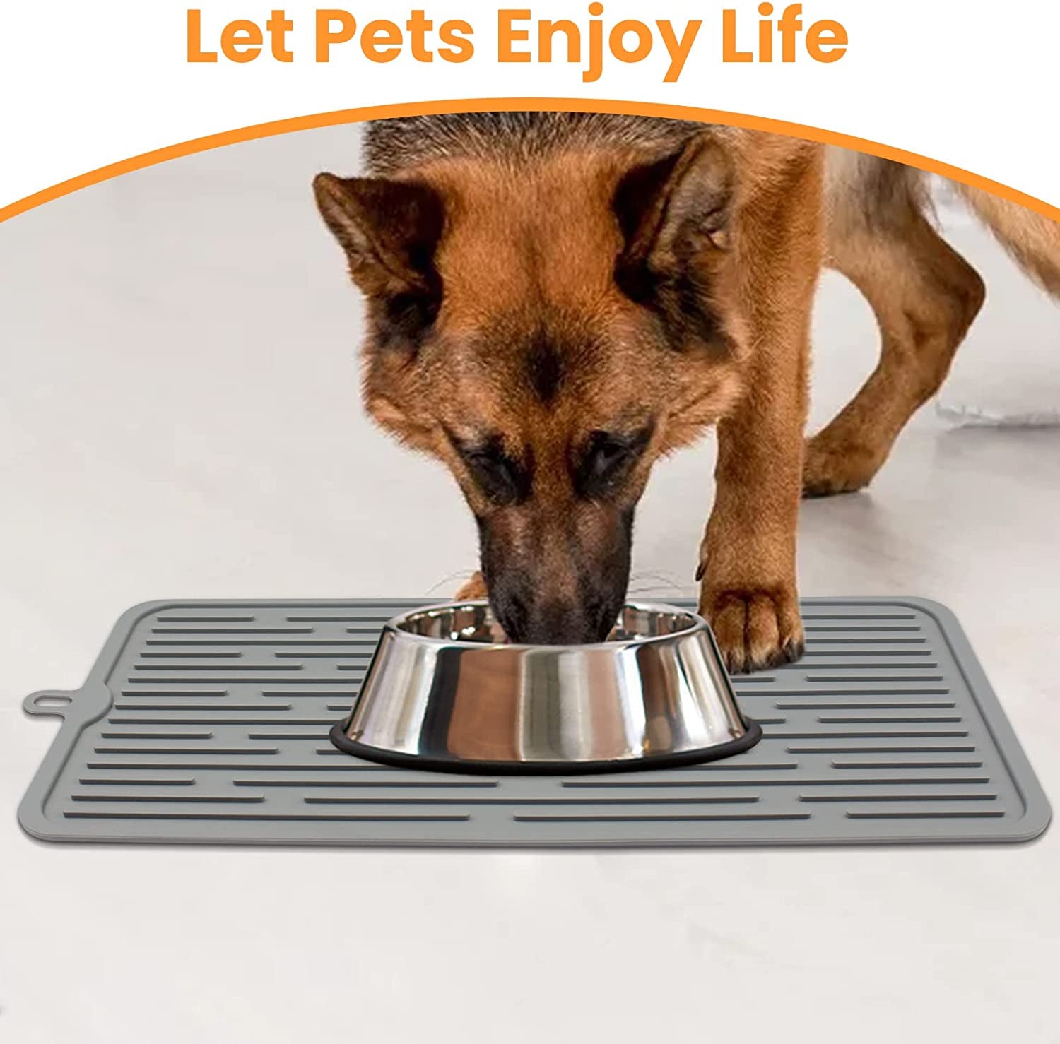 ptlom-pet-placemat-for-dog-and-cat-mat-for-prevent-food-and-water-overflow-suitable-for-medium-and-small-pet-grey-silicone