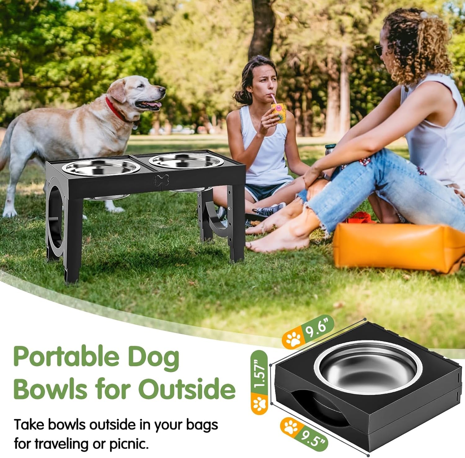 xiaz-elevated-dog-bowls-large-breed-raised-dogs-bowl-stand-large-medium-sized-dog-stainless-steel-food-water-bowl-stands-5-heights-adjustable-9-11-12-14in-black-pet-feeder-dish-station