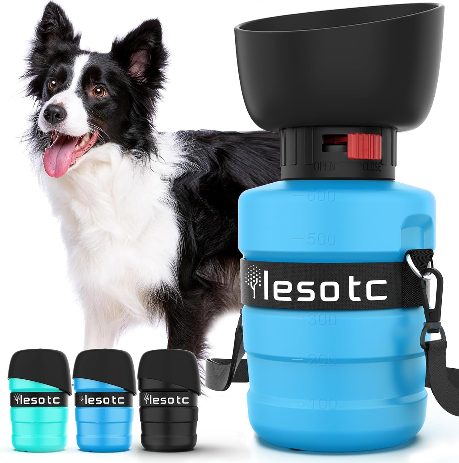 lesotc-dog-water-bottle-portable-water-dispenser-with-travel-water-bowl-leak-proof-pet-travel-squeeze-bottle-puppy-essentials-dog-stuff-accessories-for-outdoor-walking-hiking-camping