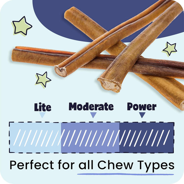 Pawstruck Natural 5-8" Bully Sticks for Dogs - Best Long-Lasting, Rawhide-Free, Low Odor Dental Chew Treat - Healthy Single Ingredient, 100% Real Beef - 8 Oz Bag - Packaging May Vary7