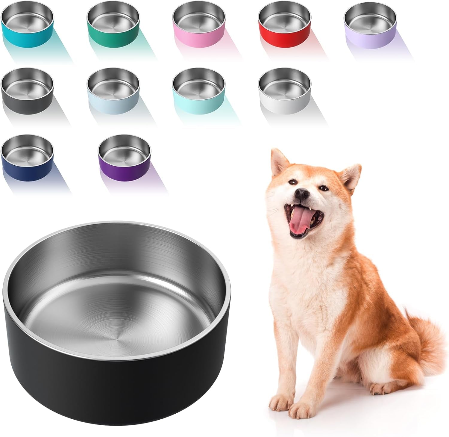 wenbokmin-dog-bowl-stainless-steel-food-and-water-bowl-40oz-blue-non-slip-quiet-bottom-easy-to-clean-dishwasher-safe