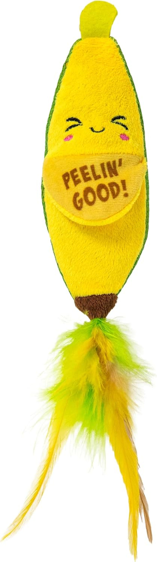 Catstages Crunchy Pickle Kicker Cat Toy – Plush Crinkle Toy with Catnip and Dental Mesh, 6.5"10