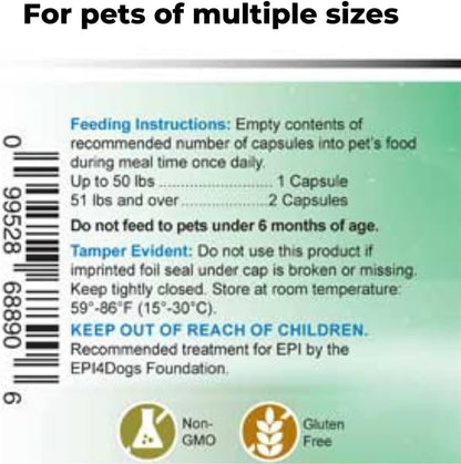 Pet Factor B-12 | Vitamin B-12 in Methylcobalamin Form | Popular in Treatment of EPI in Dogs 180 Capsules6