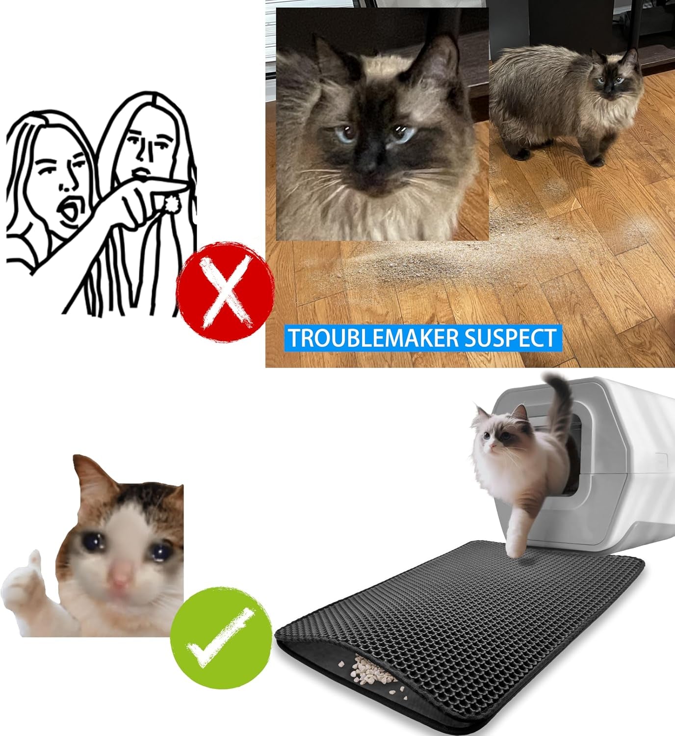 httmt-20x15-7-inch-pet-supplies-cats-litter-housebreaking-40x50-black-cat-litter-mat-double-layer-pad-trapper-folding-pad-eva-foam-rubber