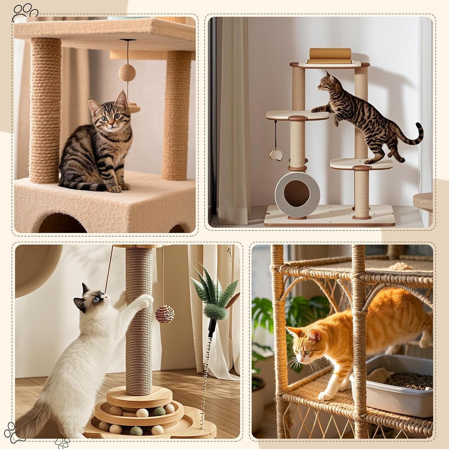 sisal-rope-for-cat-scratcher-1-4-100-ft-cat-tree-twine-for-repairing-cat-scratching-post-replacement-diy-hemp-rope-for-carpet-mat-pet-and-crafts-gardening-home-decorating