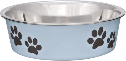 Loving Pets Bella Dog Bowls- Stainless Steel Dog & Cat Bowls - Spill Proof Dog Food Bowl, Cat Bowl, Puppy Essentials & Pet Supplies Great for Home & Travel (Medium 20-35 Lbs, Blueberry)16