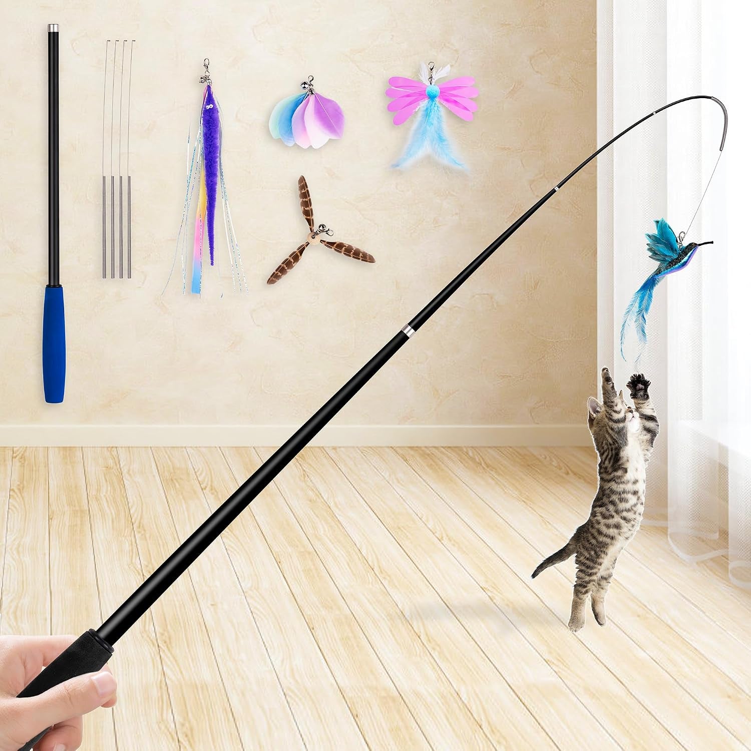jxfukal-2025-latest-cat-toys-2-in-1-spring-cat-wand-toy-with-2pcs-ultra-long-cat-teaser-4pcs-spring-steel-wire-5pcs-feather-refills-for-kitty-kitten-indoor-cats-accessories