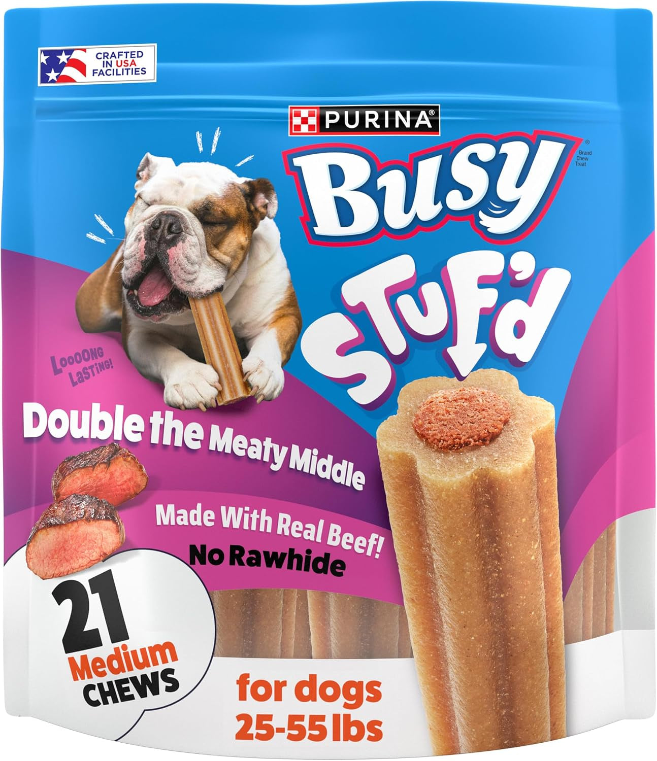 purina-busy-stufd-medium-long-lasting-dog-chews-real-beef-21-ct-pouch-medium-chews-for-dogs-25-55-lbs-made-with-real-beef-long-lasting-non-rawhide-treats-with-double-the-meaty-middle