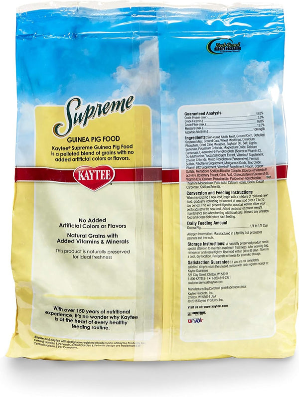 Kaytee Supreme Guinea Pig Food, 5-Lb Bag3
