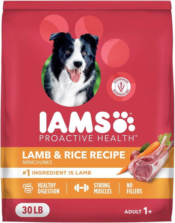 IAMS Proactive Health Minichunks Dry Dog Food, Lamb & Rice, 15 Lb | Real Lamb #1 Ingredient, Omega-6 Fatty Acids for Skin & Coat, Natural Fiber & Prebiotics, No Fillers or Artificial Flavors11