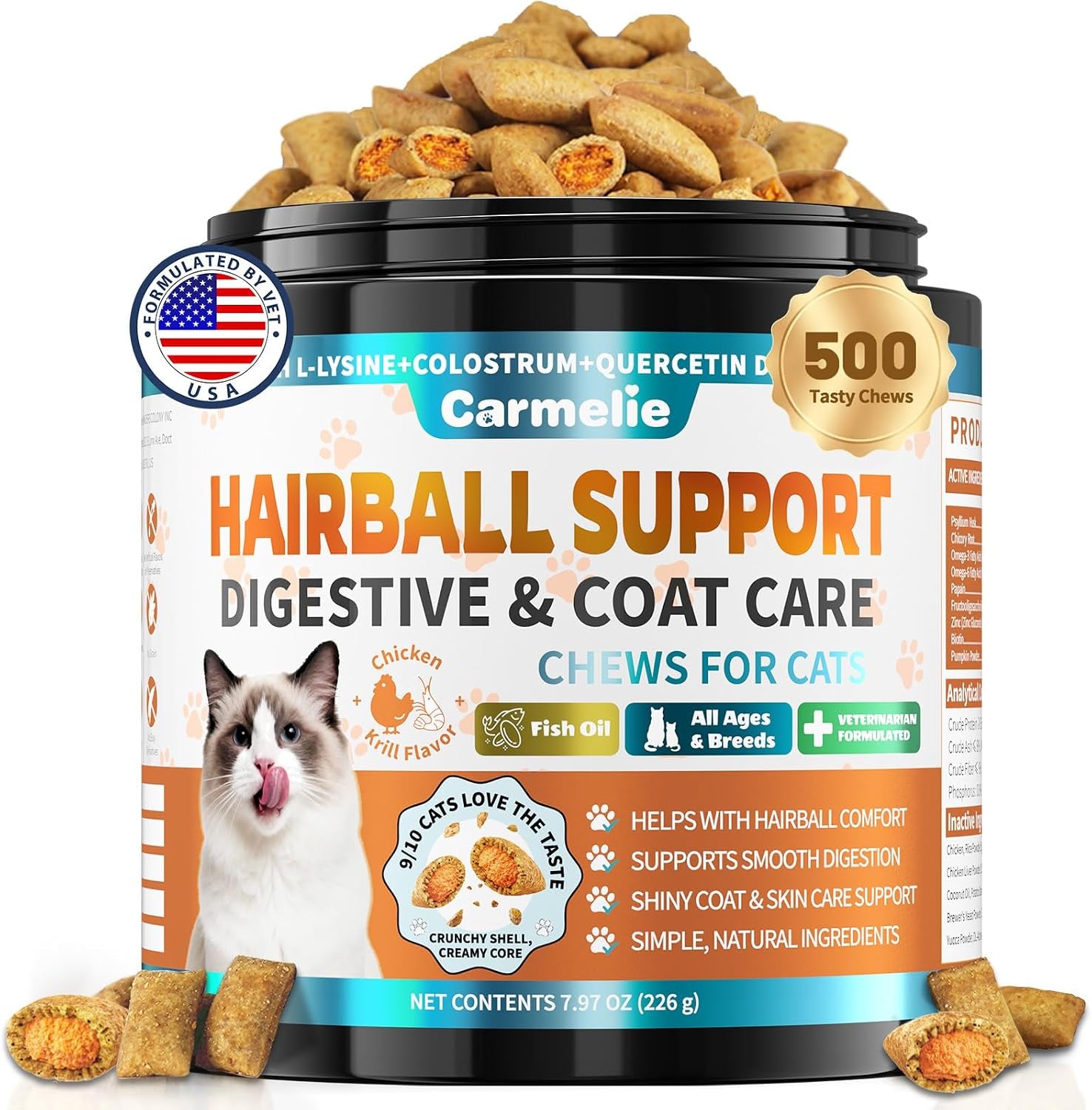 hairball-treatment-for-cats-500-crunchy-creamy-hairball-treats-for-cats-indoor-feline-digestion-formula-for-hairball-control-cat-hairball-remedy-digestive-support-chicken-krill-flavor
