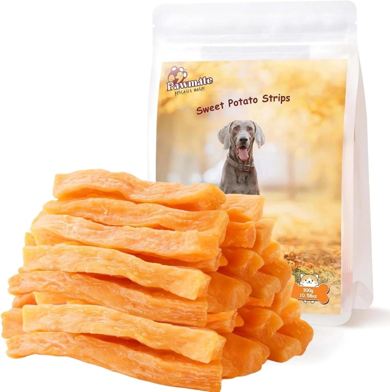 pawmate-duck-double-purple-sweet-potato-wraps-dog-treats-healthy-low-fat-dog-jerky-high-protein-for-training-treats-snacks-chewy-for-small-medium-large-dogs-12-15-counts