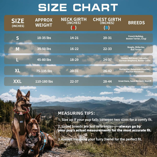 Auroth Tactical Dog Harness for Large Dogs No Pull Adjustable Pet Harness Reflective K9 Working Training Easy Control Pet Vest Military Service Dog Harnesses Army Yellow L8