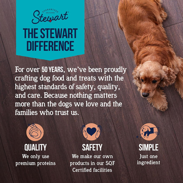 Stewart Freeze Dried Dog Treats, 100% Wild Salmon, 9.5 Oz Tub | Premium Quality Raw Protein, Single Ingredient, High Protein Training Treats & Food Topper, No Refrigeration, Cat Friendly5