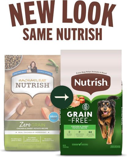 Nutrish Grain Free Chicken Dry Dog Food, 26 Lb. Bag, (Rachael Ray) | Made with Sweet Potatoes to Support a Healthy Digestion, No Added Grain or Gluten Ingredients or Artificial Preservatives2