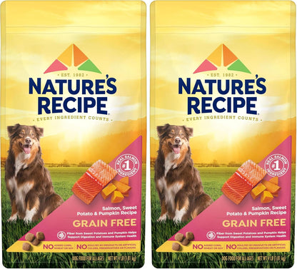 Nature'S Recipe Grain Free Easy to Digest Salmon, Sweet Potato and Pumpkin Recipe Dry Dog Food, 4-Pound | Fiber from Sweet Potatoes & Pumpkin Helps Support Digestion and Immune System Health11
