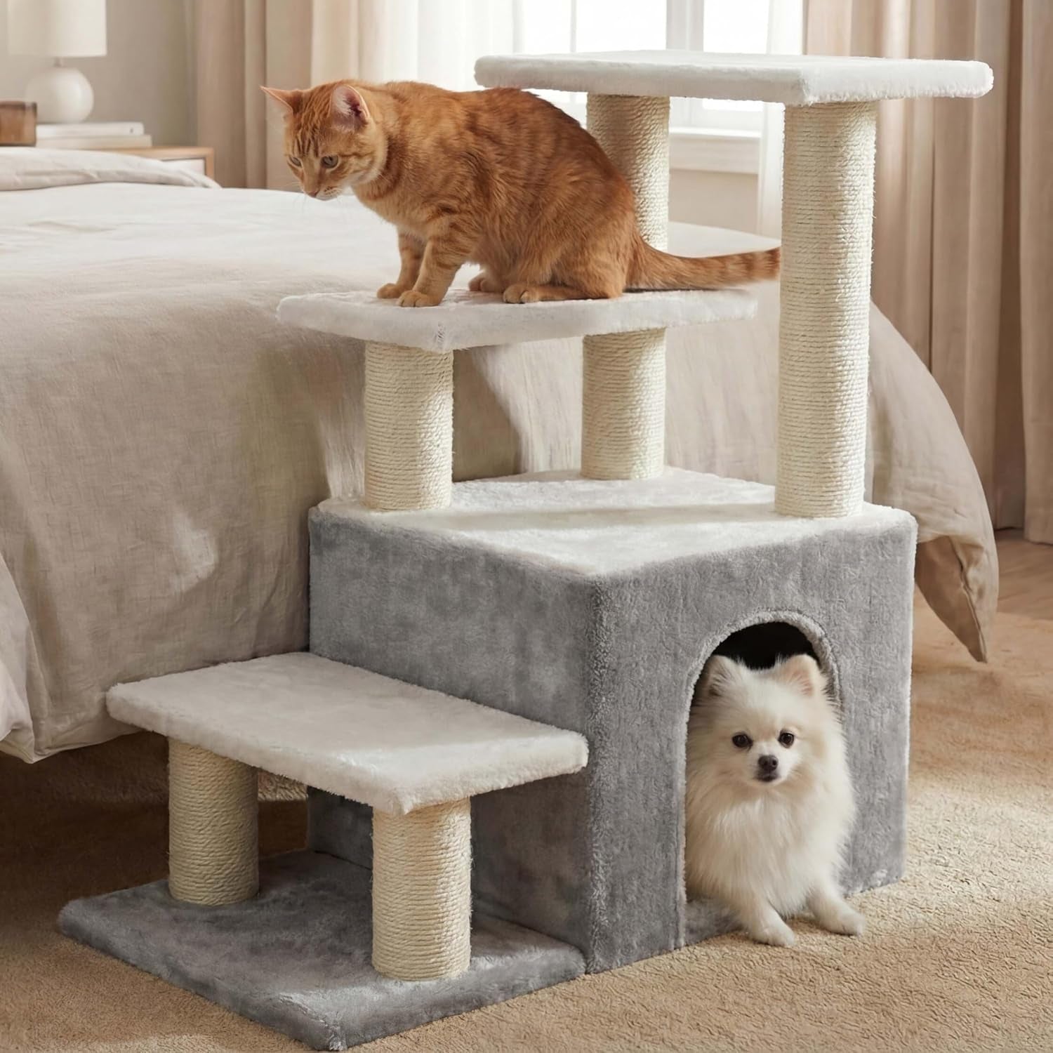 heybly-cat-scratching-post-pet-steps-for-indoor-cats-and-dogs-hsp002swwh-small-cat-tree-with-cat-condo-pet-stairs-with-full-wrapped-sisal-posts-soft-plush-fabric-light-gray-white
