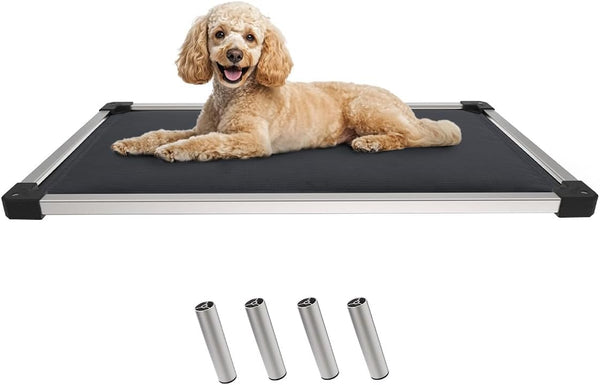 FXW Titannest Padded Chew-Proof Elevated Dog Bed for Large Dogs | Easy to Clean, Pre-Assembly Raised Cot, Indoor/Outdoor/Camping, 47 X 29 X 7.3In12