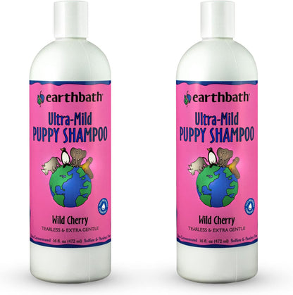 Earthbath Ultra-Mild Wild Cherry Puppy Shampoo, Made in USA, 16 Oz (1 Pack) | Extra Gentle & Tearless Dog Shampoo, Deodorizing Dog Wash, Cruelty Free Puppy Supplies11
