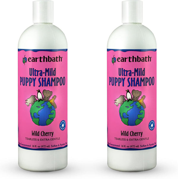 Earthbath Ultra-Mild Wild Cherry Puppy Shampoo, Made in USA, 16 Oz (1 Pack) | Extra Gentle & Tearless Dog Shampoo, Deodorizing Dog Wash, Cruelty Free Puppy Supplies11