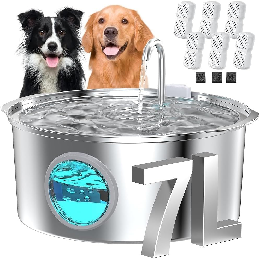 dog-water-fountain-for-large-dogs-7l-236oz-1-8g-dog-fountain-stainless-steel-big-cat-drinking-fountain-indoor-super-quiet-water-fountain-for-dogs-inside-for-large-dog-cats-multi-pet-home